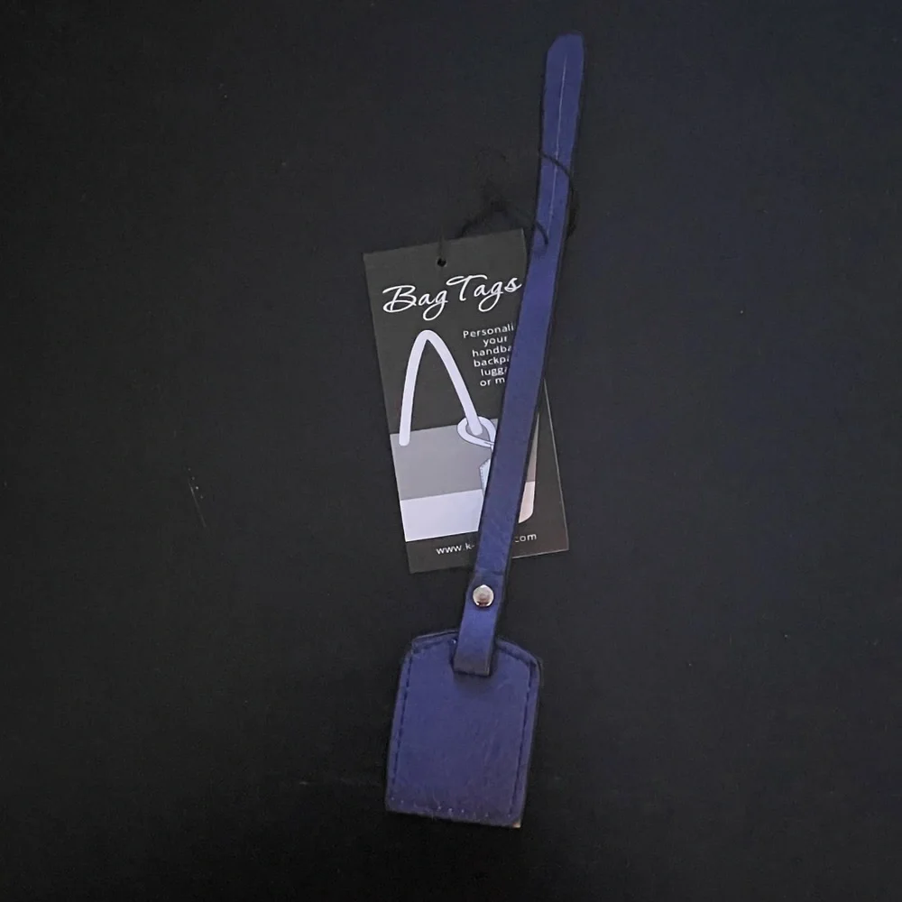 NWT“K•Carroll” Bag Tag, Monogram Letter 